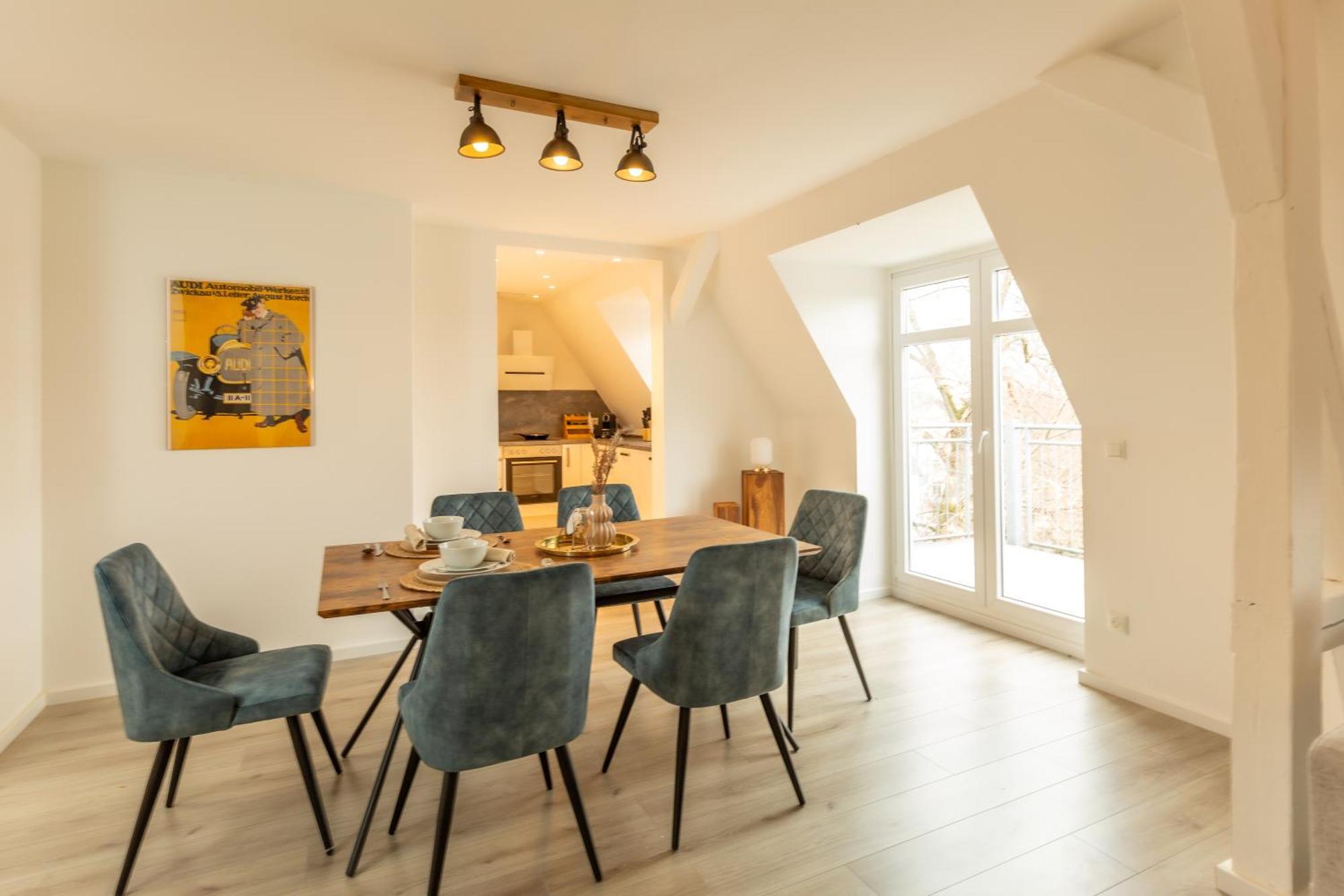 Soulscape Apartments Zwickau Kompakter Loft-Wohnraum Mit Lift Direkt In Die Wohnung, Modern, Zentrumsnah, Gratis Wifi Kültér fotó